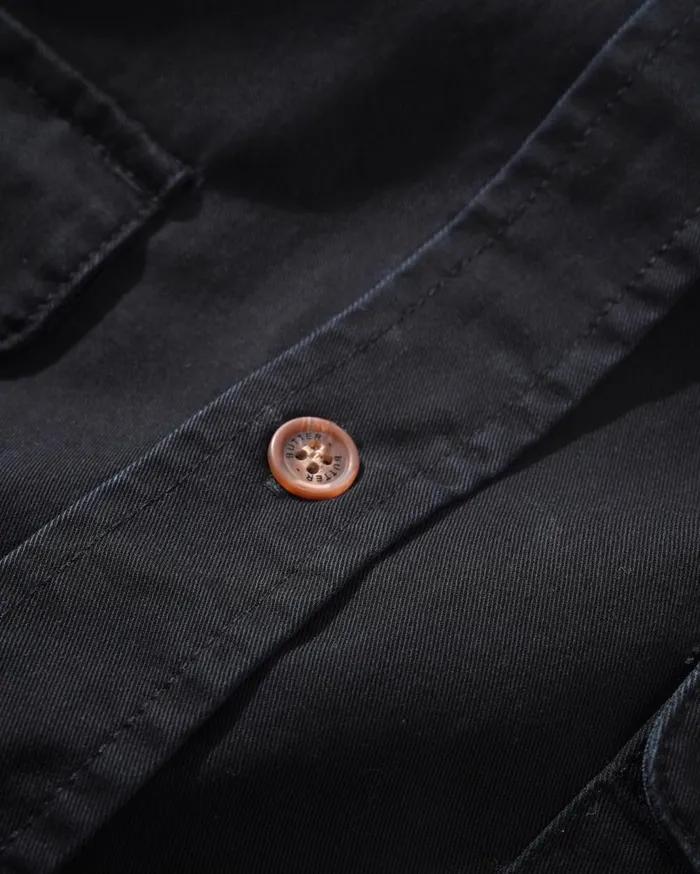 Butter Goods Washed Pocket LS Shirt Black Men Shirts Butter Goods Washed Pocket LS Shirt Black Men Shirts