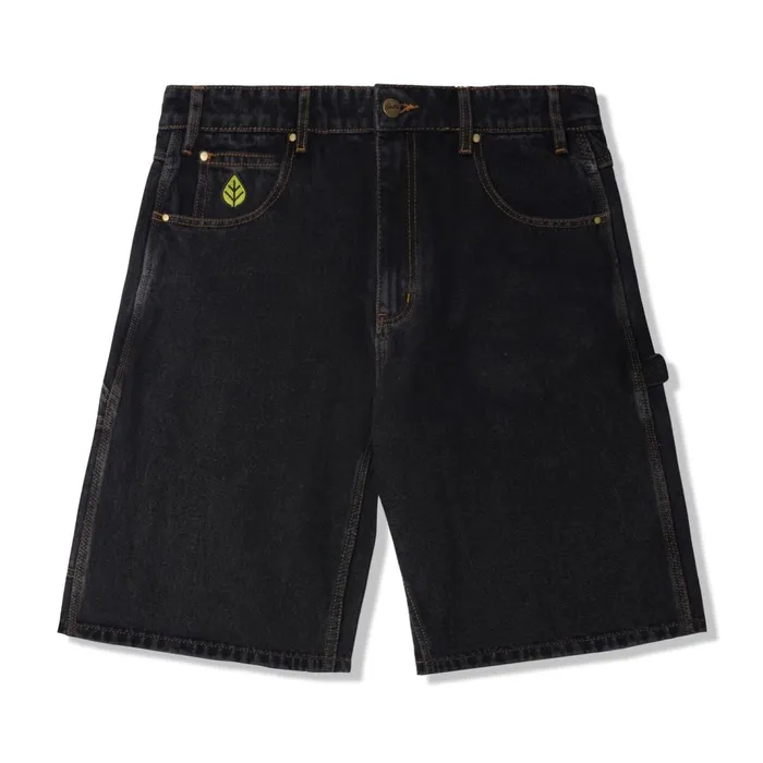 Butter Goods Weathergear Denim Shorts Washed Black Men Shorts