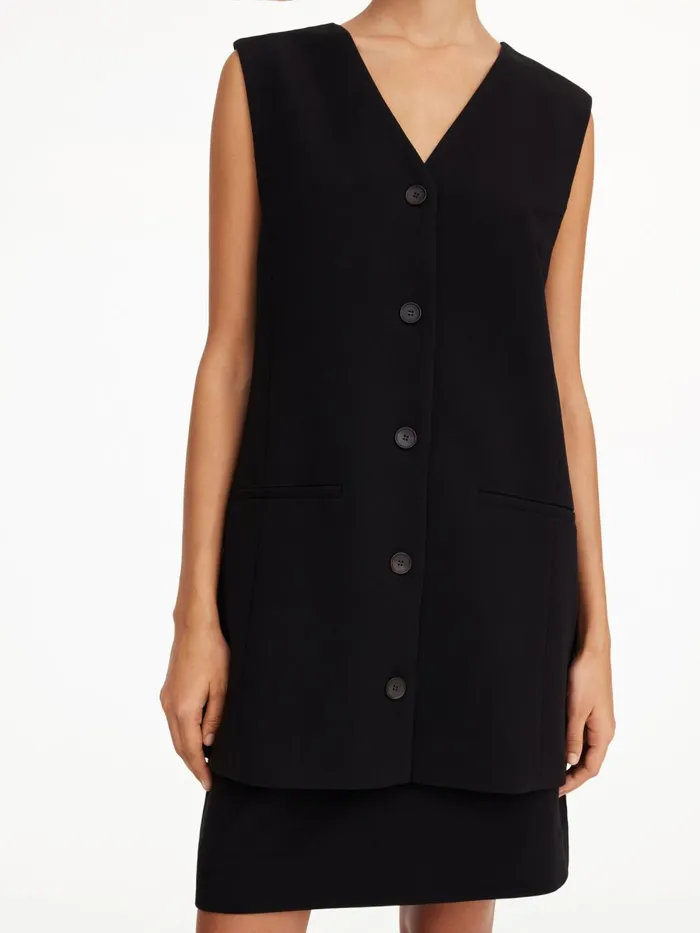 By Malene Birger Blazere Dame Francinne Vest Black