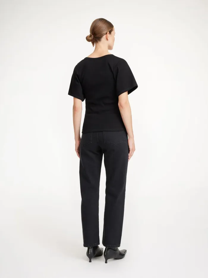 By Malene Birger Toppe Dame Lunai TShirt Black