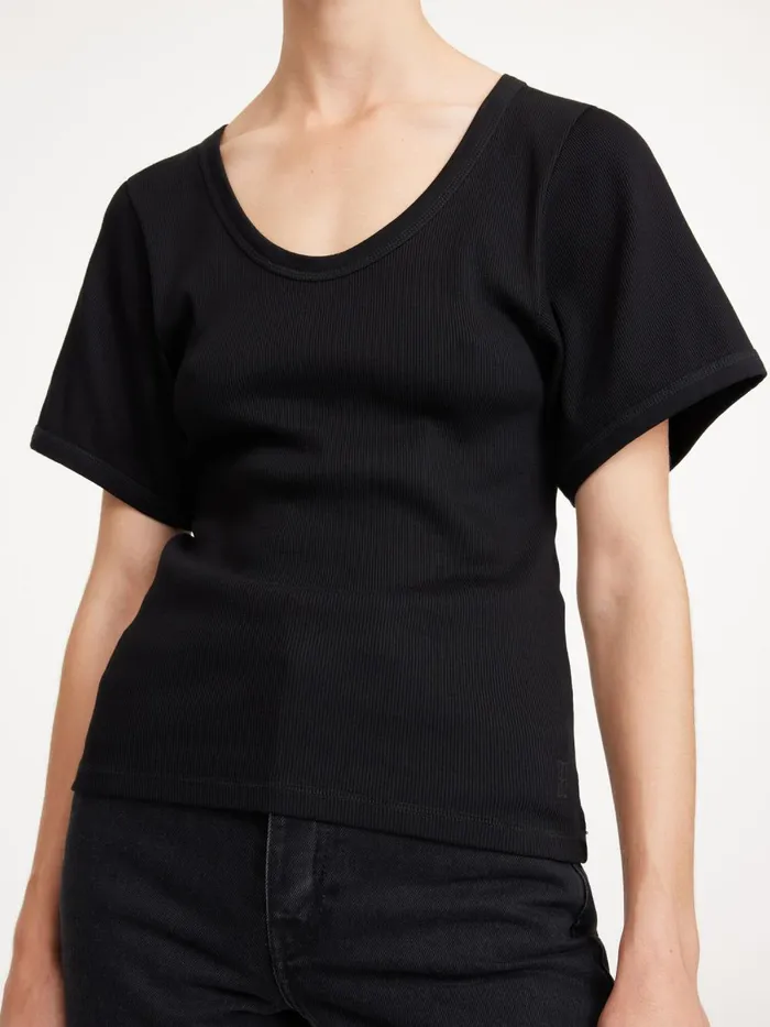 By Malene Birger Toppe Dame Lunai TShirt Black