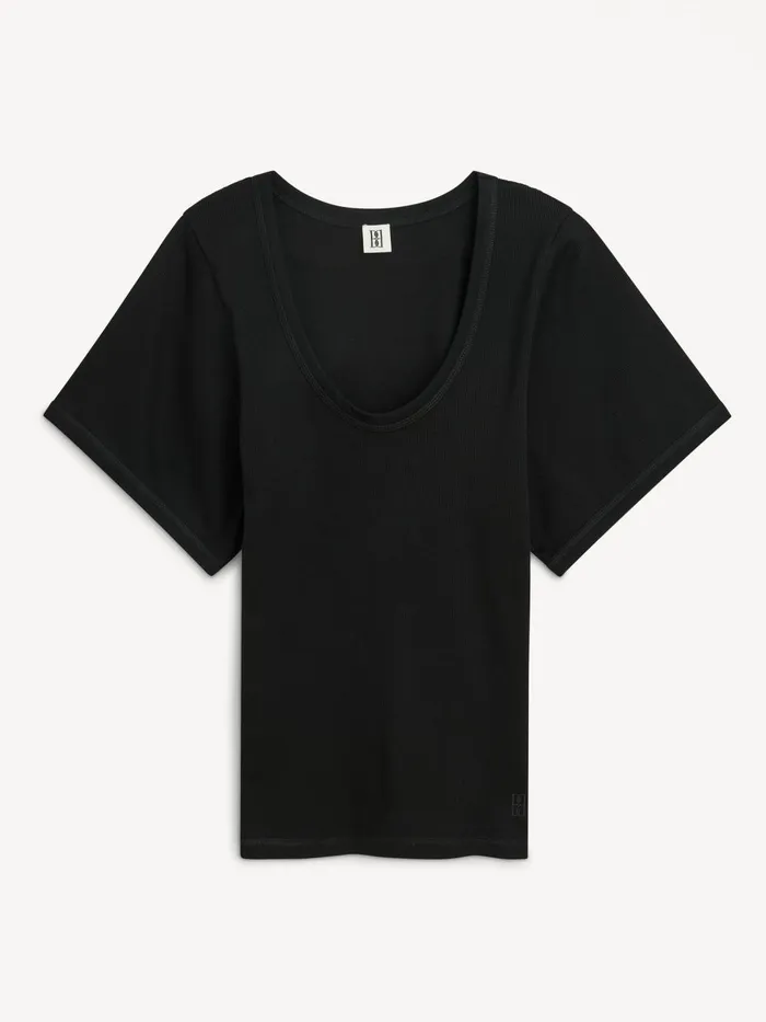 By Malene Birger Toppe Dame Lunai TShirt Black
