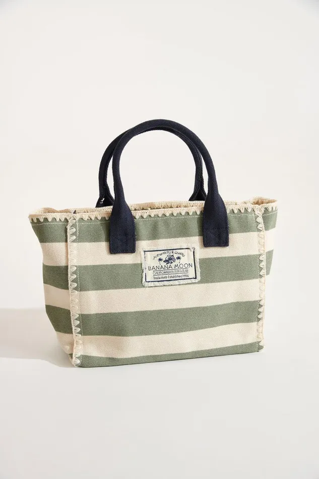 CABAS Green 8211 ANI LOHAN Green Women Banana Moon Totes and Beach Bags
