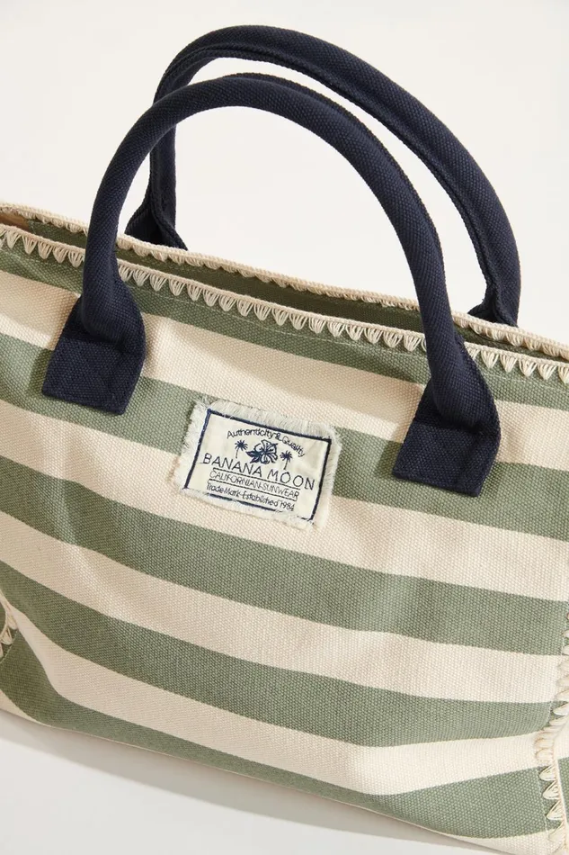 CABAS Green 8211 SETA LOHAN Green Women Banana Moon Totes and Beach Bags