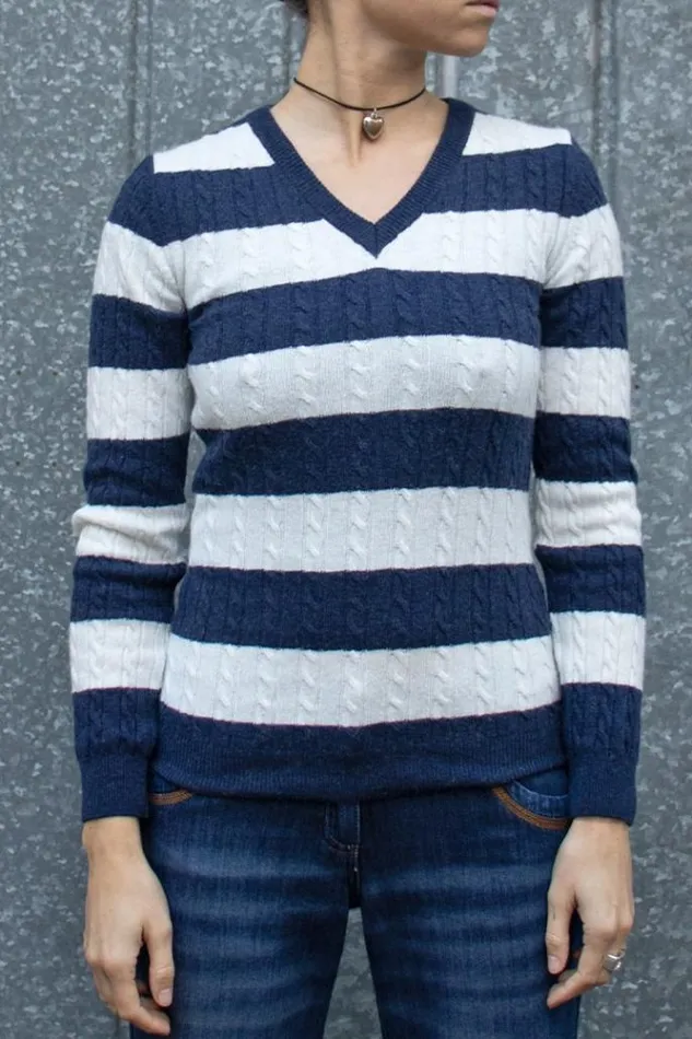 Cable Knit Sweater Women Subdued Sweaters