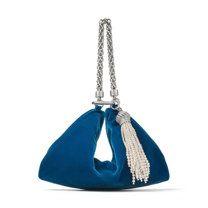 Callie Olympic Velvet Clutch Bag With Pearl Tassle Olympic Women JIMMY CHOO Clutch Bags Callie Olympic Velvet Clutch Bag With Pearl Tassle Olympic Women JIMMY CHOO Clutch Bags