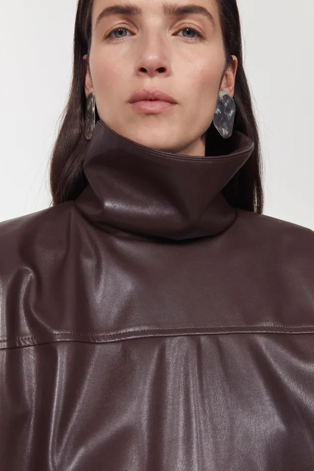 Cara Blouse Dark Wood Women Rodebjer Sets and Suits