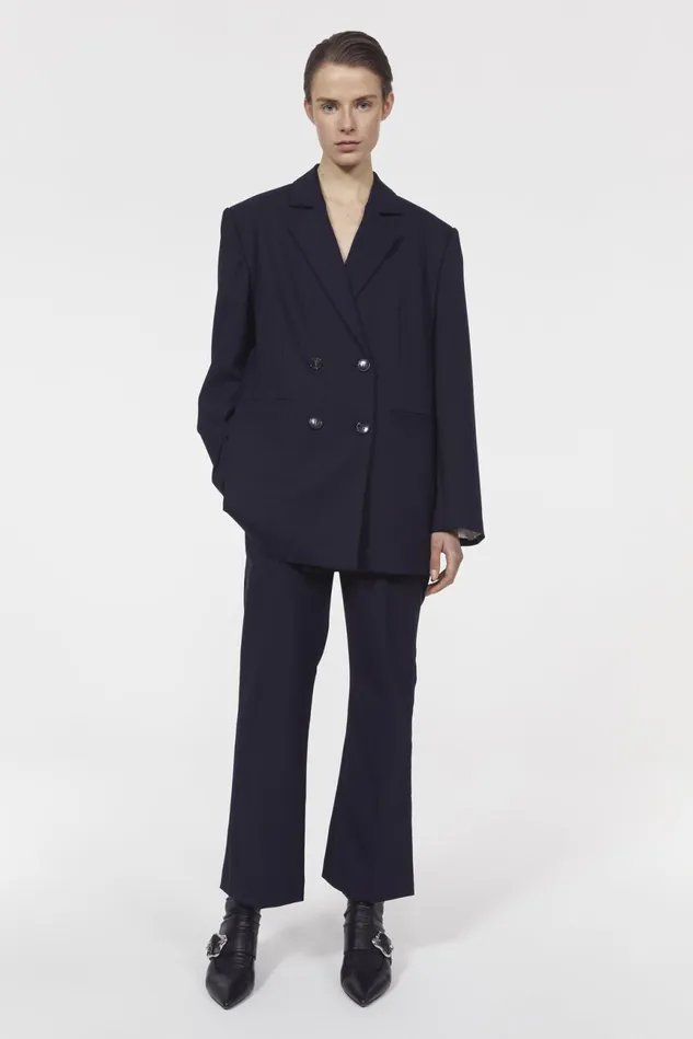 Chambers Blazer Utility Blue Women Rodebjer Blazers