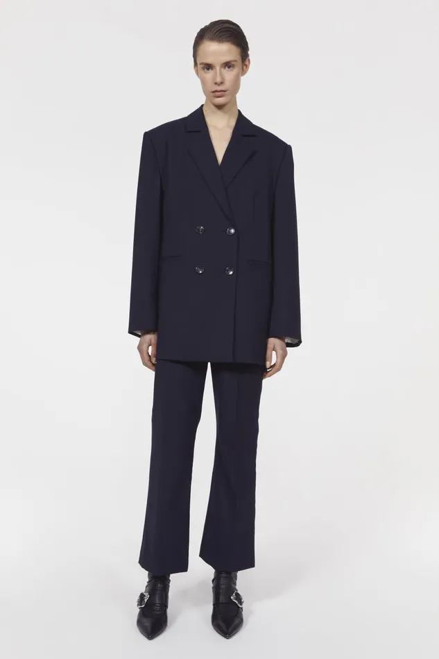 Chambers Blazer Utility Blue Women Rodebjer Blazers
