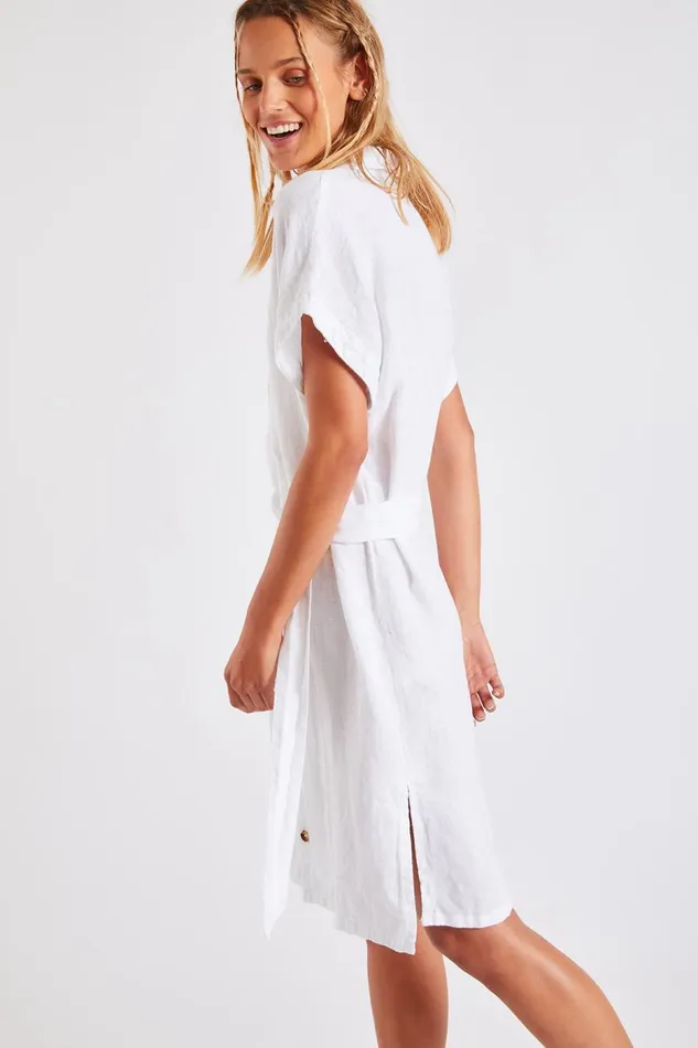 CHEMISE White 8211 PAULINA HAWSTON White Women Banana Moon Dresses CHEMISE White 8211 PAULINA HAWSTON White Women Banana Moon Dresses