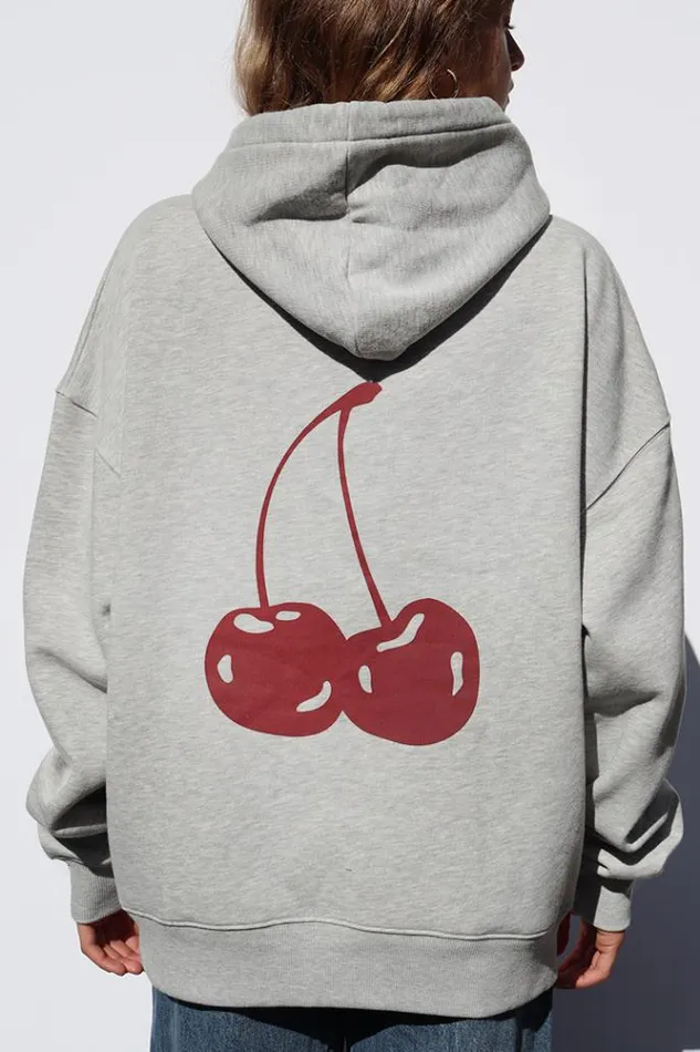 Cherry Hoodie Women Subdued Hoodies and Sweats