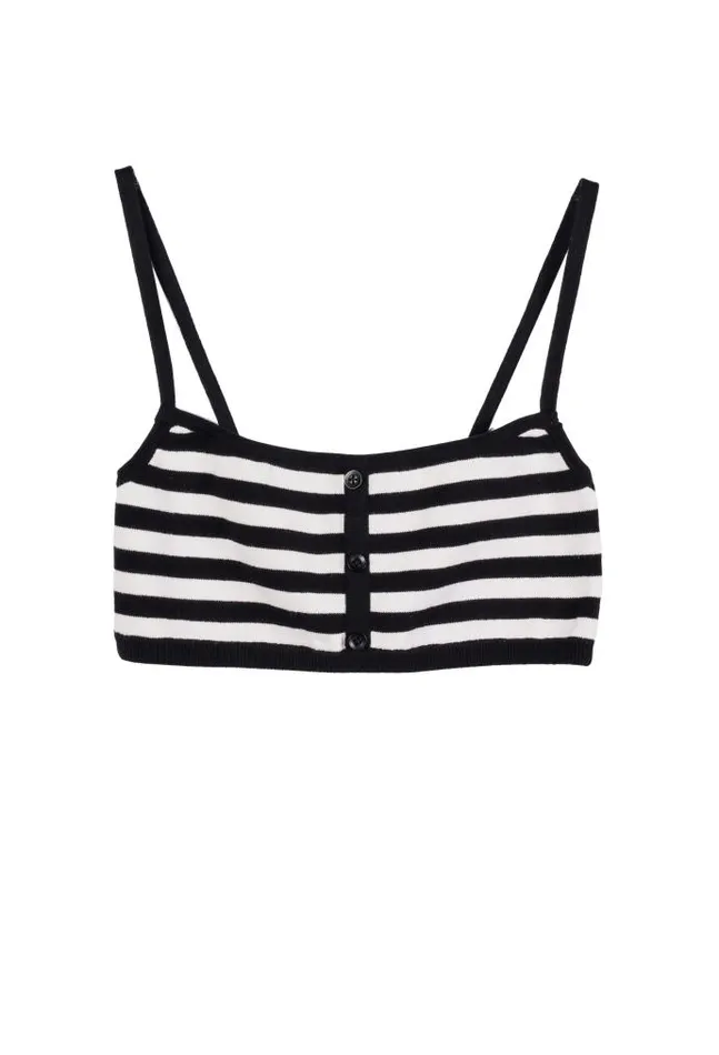 Ciao Lucia Celine Top Black Women Sleeveless Tops
