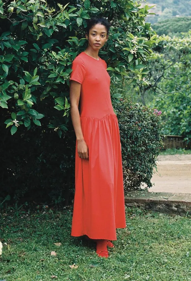 Ciao Lucia Coletta Dress Rosso Women Long Dresses