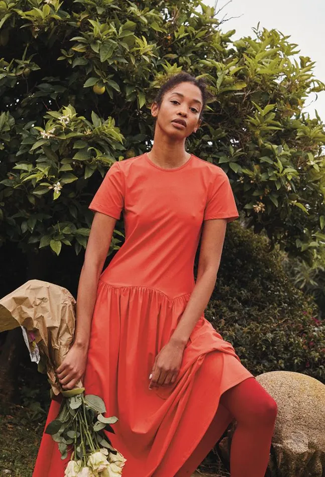 Ciao Lucia Coletta Dress Rosso Women Long Dresses