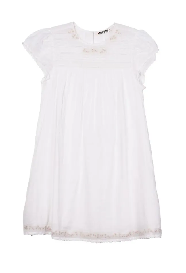 Ciao Lucia Joelle Cap Sleeved Cotton Mini Dress Women Mini Dresses