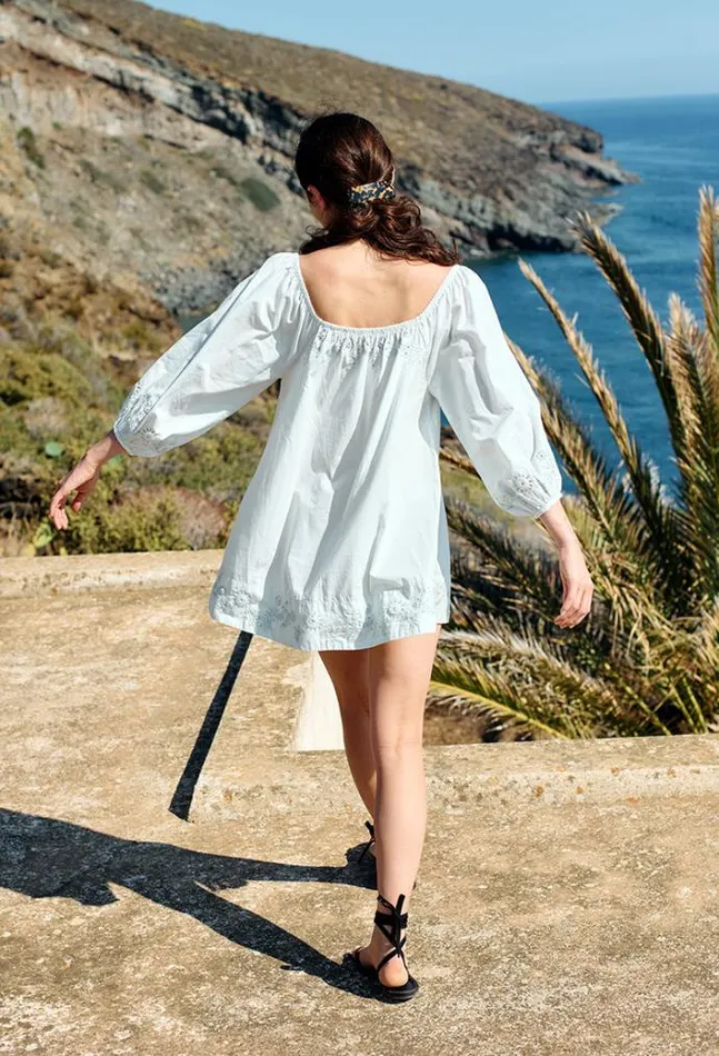 Ciao Lucia Louise Dress Baby Blue Women Mini Dresses