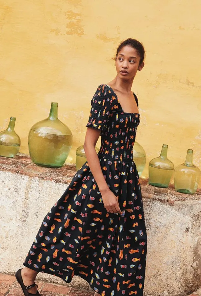 Ciao Lucia Online Alejandro Dress Pesce Women Long Dresses