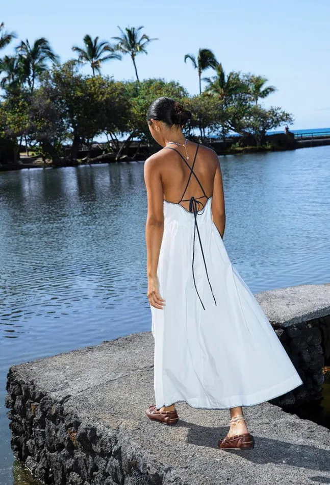 Ciao Lucia Online Anselma Dress Medallion Women Long Dresses