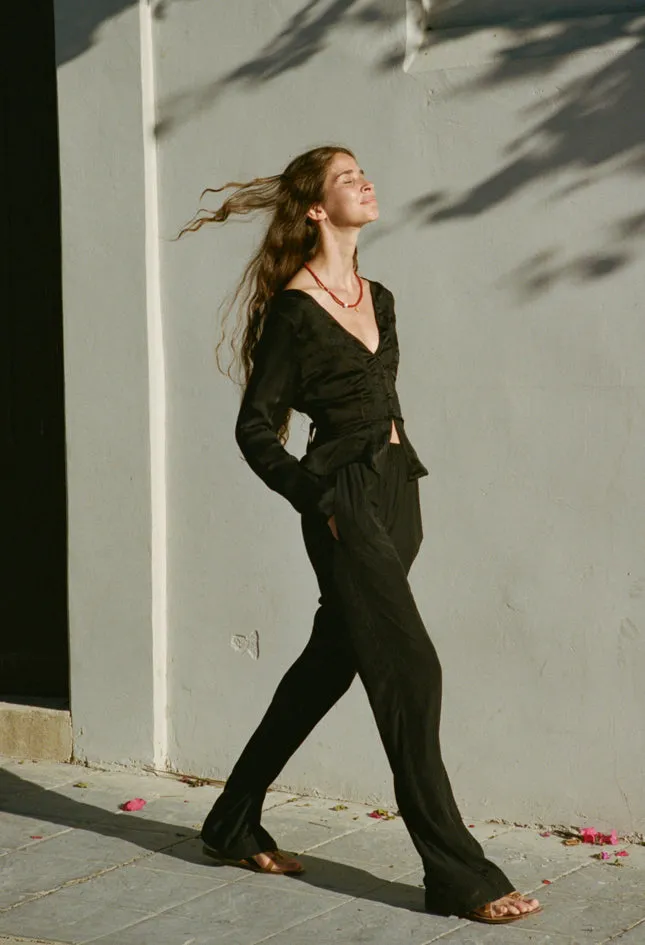 Ciao Lucia Online Barca Pant Black Women Pants