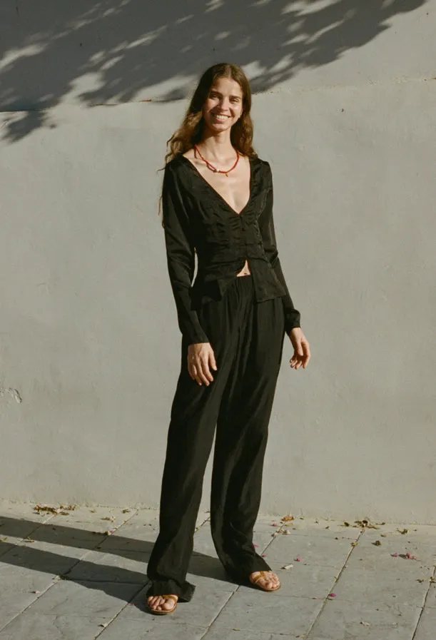 Ciao Lucia Online Barca Pant Black Women Pants