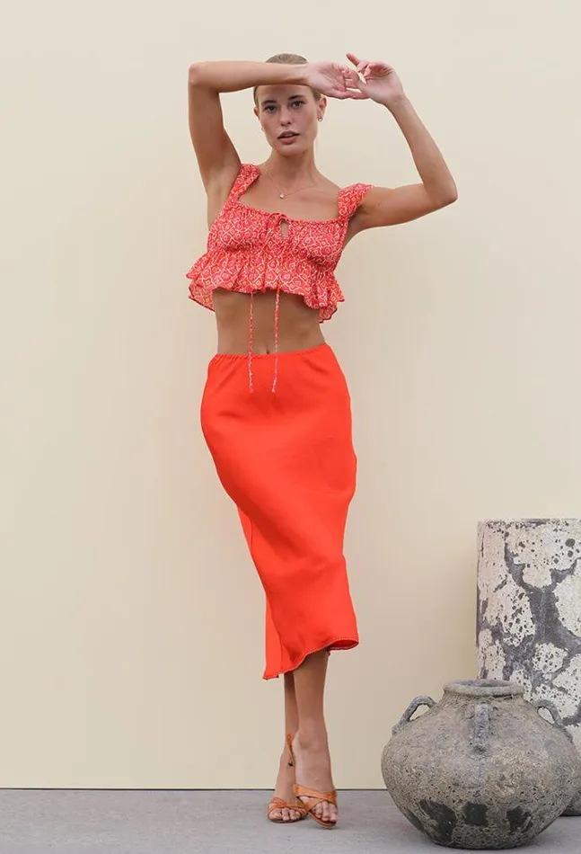 Ciao Lucia Online Cinetta Top Poppy Women Sleeveless Tops