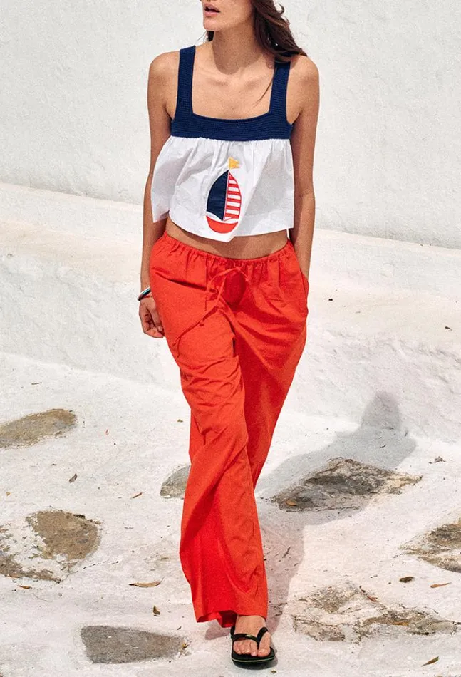 Ciao Lucia Online Ermanno Pant Rosso Women Pants