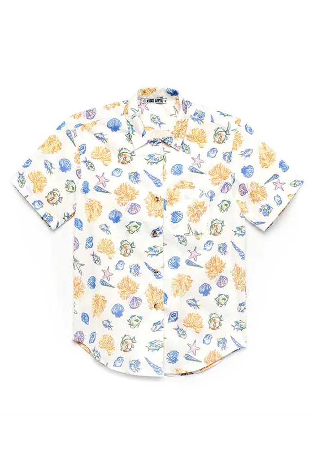 Ciao Lucia Online Gio Shirt Conch Women Short Sleeve Tops