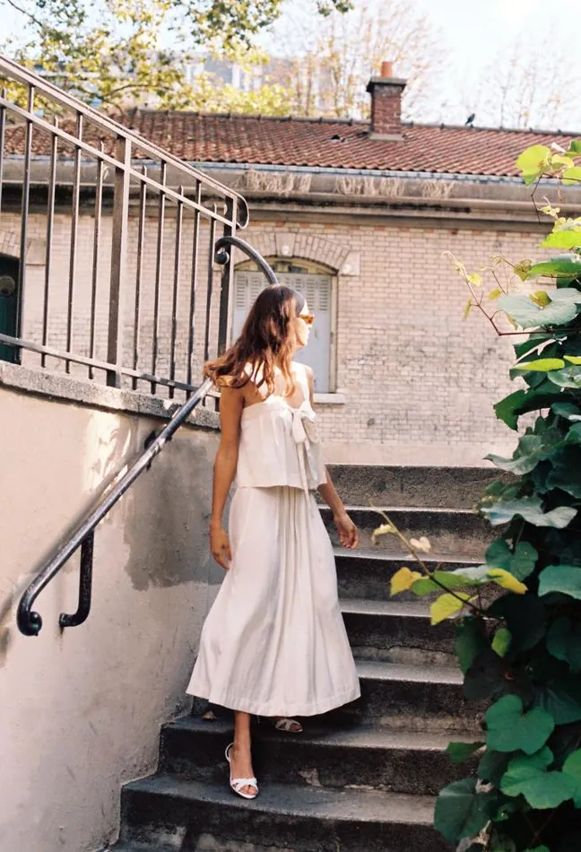 Ciao Lucia Online Josefa Top Ivory Women Sleeveless Tops