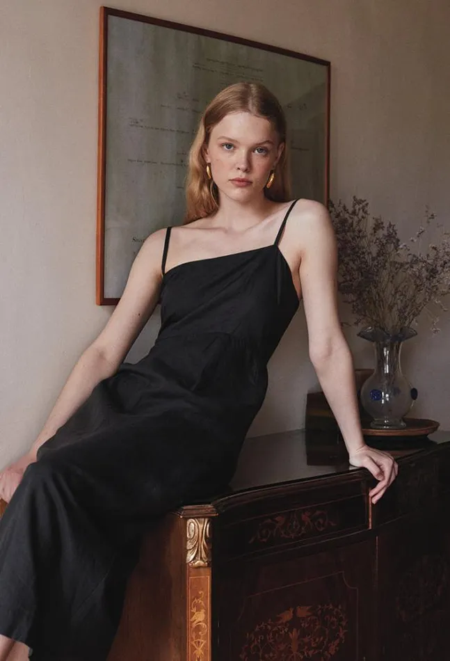 Ciao Lucia Online Lareina Dress Black Women Black Dresses