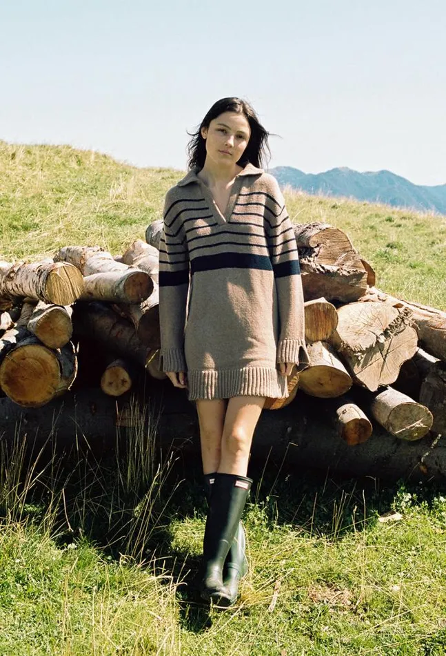 Ciao Lucia Online Martine Dress Praline Women Polo Sweaters