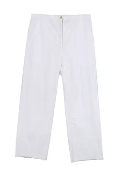 Ciao Lucia Online Pietro Pant White Cotton Women Pants