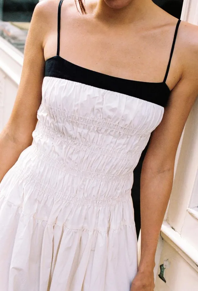 Ciao Lucia Online Rossella Dress Cream Women White Dresses