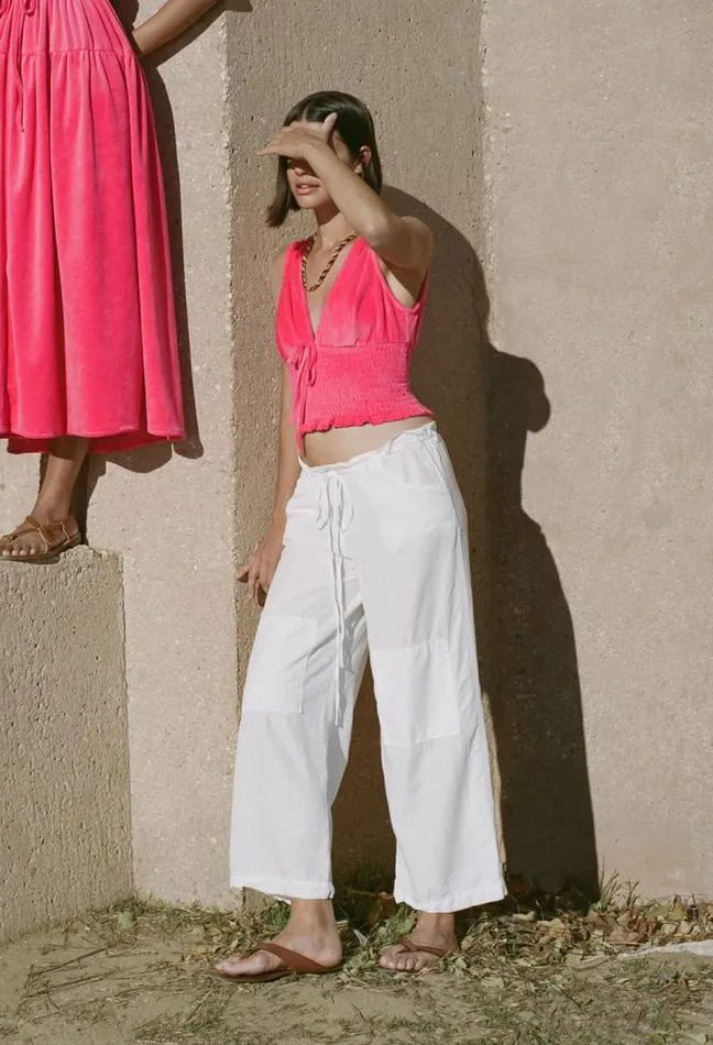 Ciao Lucia Online Zacchi Pant White Women Pants