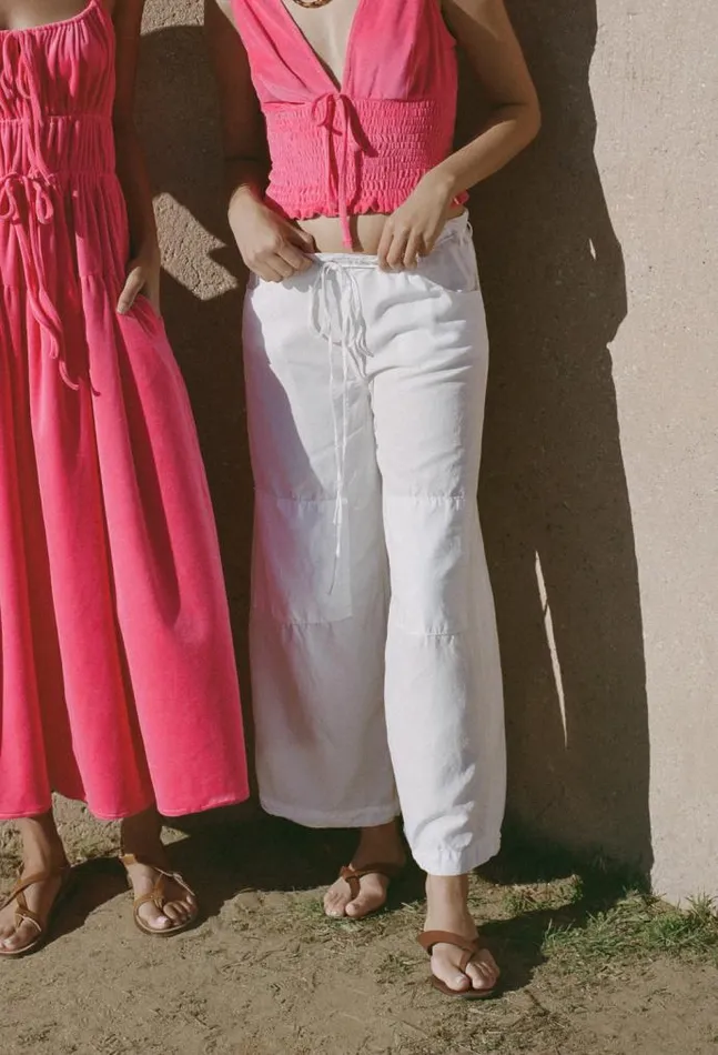Ciao Lucia Online Zacchi Pant White Women Pants