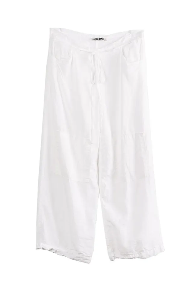Ciao Lucia Online Zacchi Pant White Women Pants