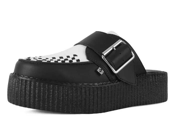 Classic TwoTone Creeper Mule Women TUK Shoes Platforms