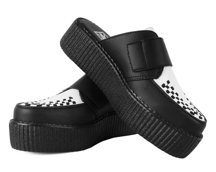 Classic TwoTone Creeper Mule Women TUK Shoes Platforms