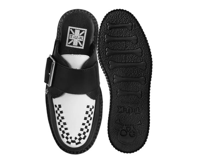 Classic TwoTone Creeper Mule Women TUK Shoes Platforms