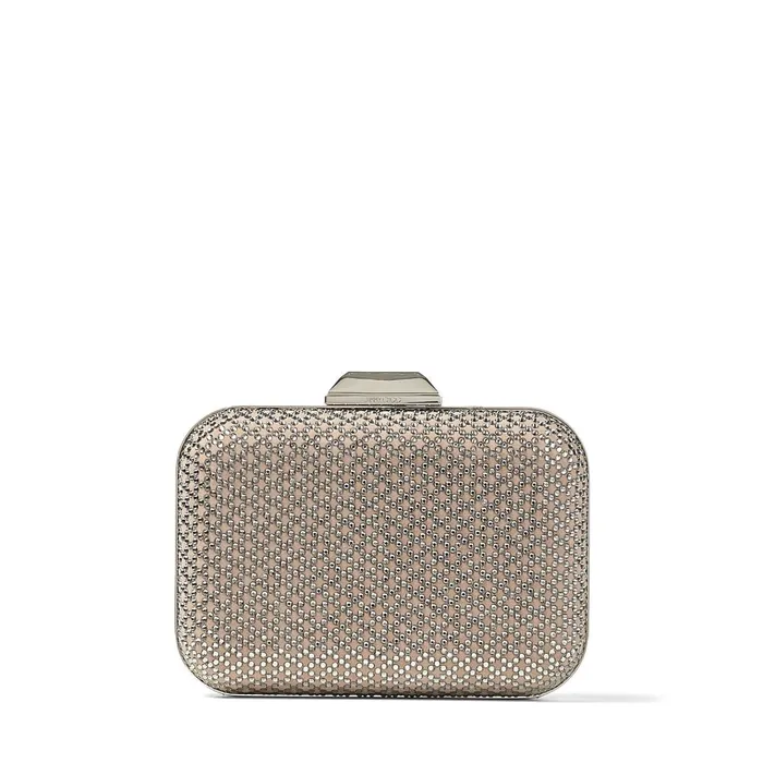 CloudXl BalletPink Suede Clutch Bag With Diamond Motif Crystal Hotfix Ballet Pink Women JIMMY CHOO Clutch Bags CloudXl BalletPink Suede Clutch Bag With Diamond Motif Crystal Hotfix Ballet Pink Women JIMMY CHOO Clutch Bags
