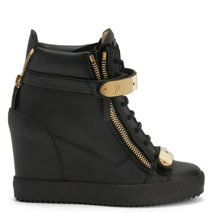 Coby Wedge Black Women Giuseppe Zanotti Sneakers