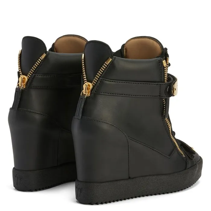 Coby Wedge Black Women Giuseppe Zanotti Sneakers