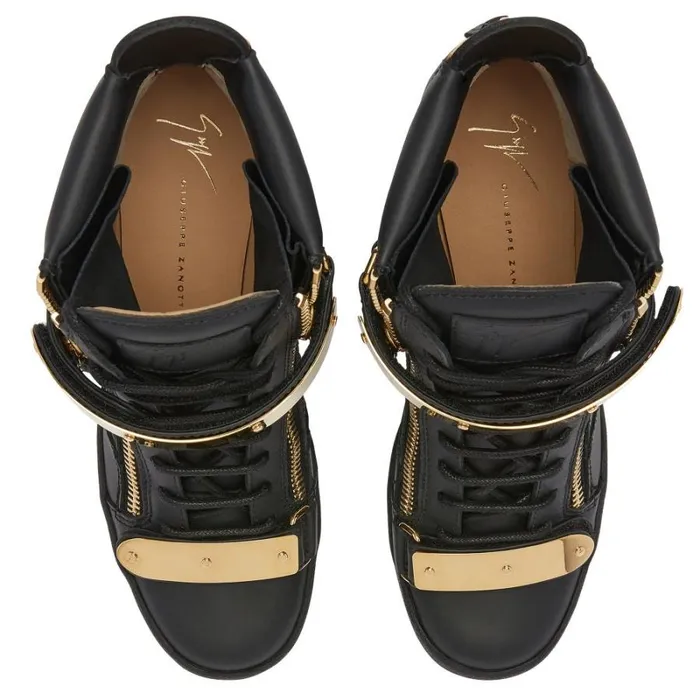 Coby Wedge Black Women Giuseppe Zanotti Sneakers