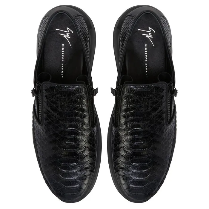 Conley Zip Blue Men Giuseppe Zanotti Shoes