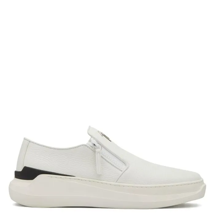 Conley Zip White Men Giuseppe Zanotti Shoes