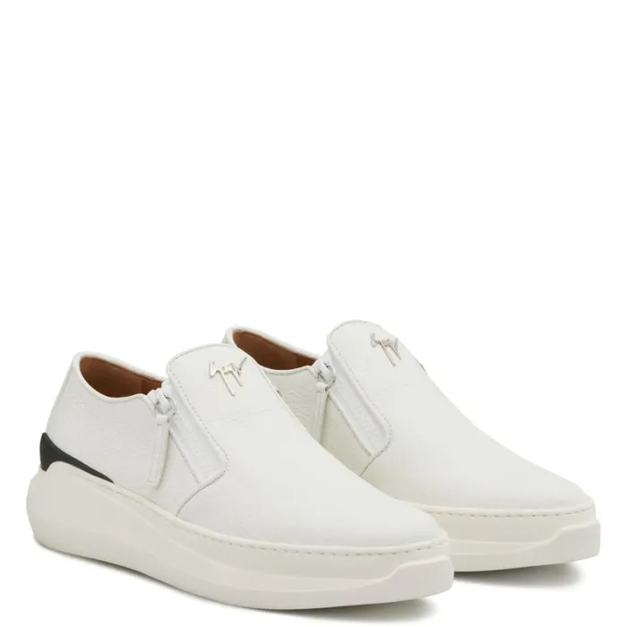 Conley Zip White Men Giuseppe Zanotti Shoes