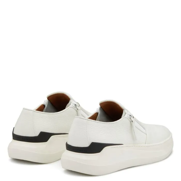 Conley Zip White Men Giuseppe Zanotti Shoes