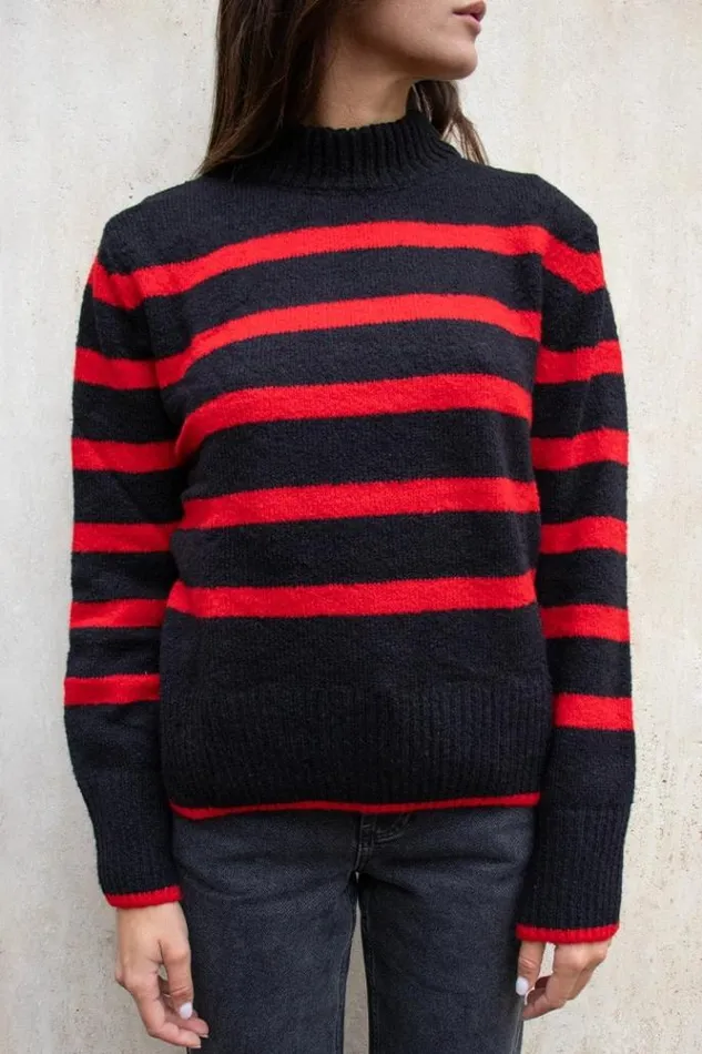 Crew Neck Sweater Women Subdued Sweaters