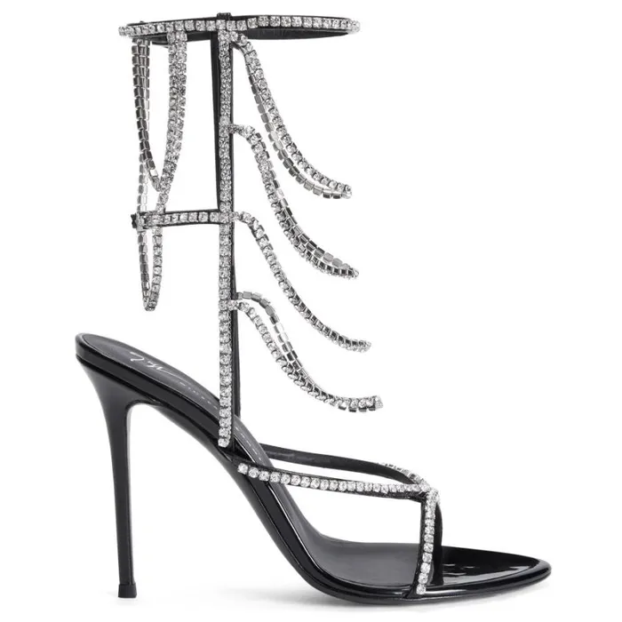Cristelle Black Women Giuseppe Zanotti Sandals