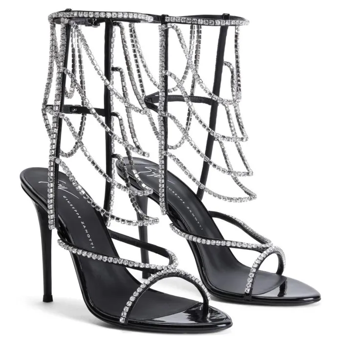 Cristelle Black Women Giuseppe Zanotti Sandals