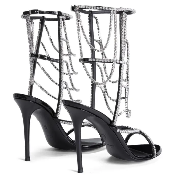 Cristelle Black Women Giuseppe Zanotti Sandals